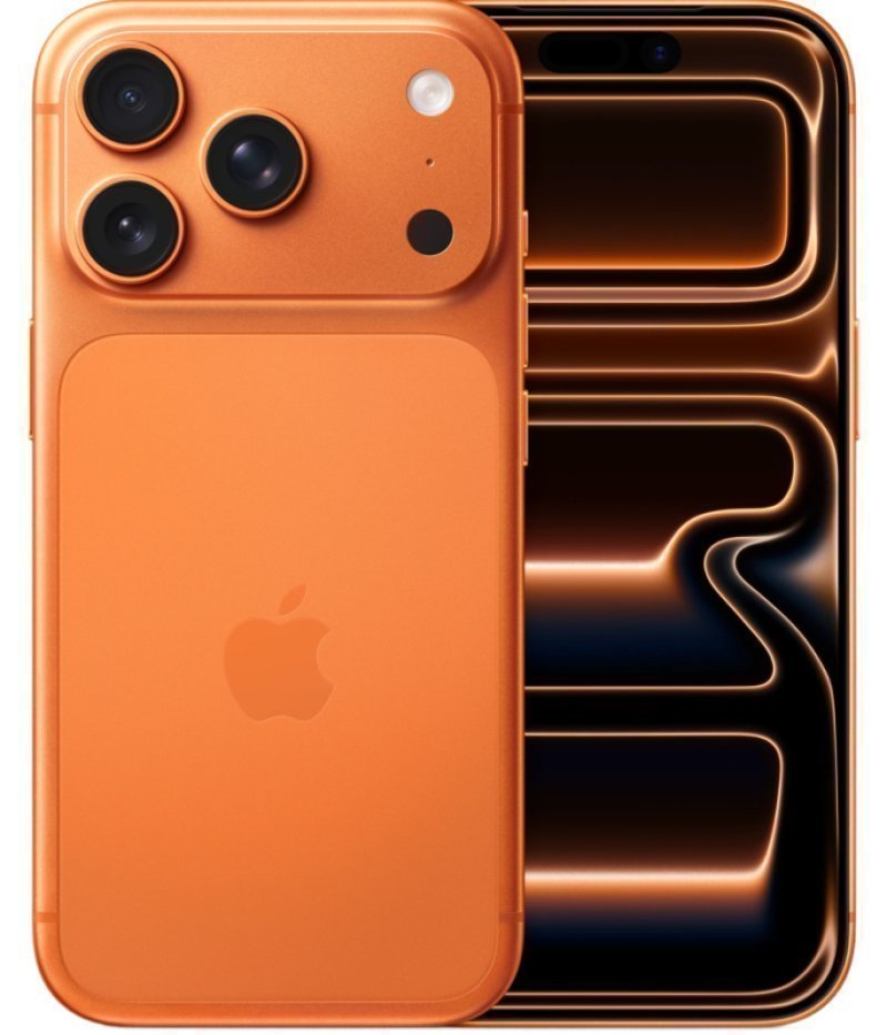 iPhone 17 Pro Max, космический оранжевый