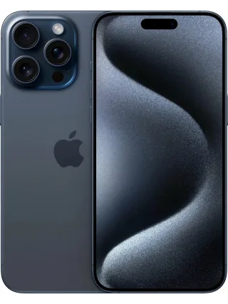 iPhone 15 Pro, титановый синий