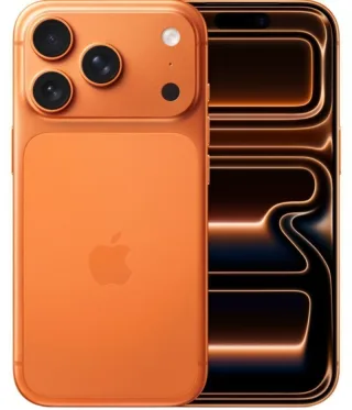 iPhone 17 Pro, космический оранжевый