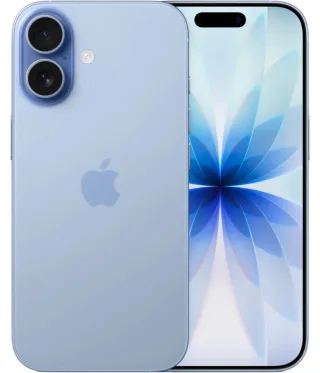 iPhone 17, туманный голубой