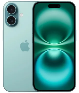 iPhone 16, бирюзовый