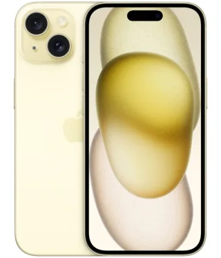 iPhone 15, жёлтый